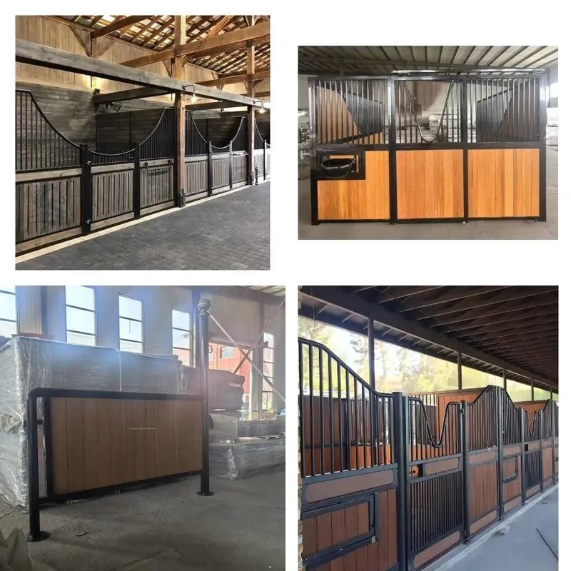 Stable with Built-in Storage for Horse Feed Tools and Equipment