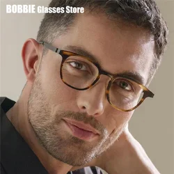 Denmark Brand Glasses Frame 1051 Ultralight Screwless Men Eyeglasses Eyewear Square Acetate Titanium Korean 2024