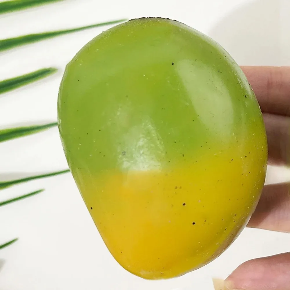

New Color Changing Mango Pinching Toy Simulation Mango Slow Rebound Squi shy Toy Stress Release Mochi Decompression Toy Gift