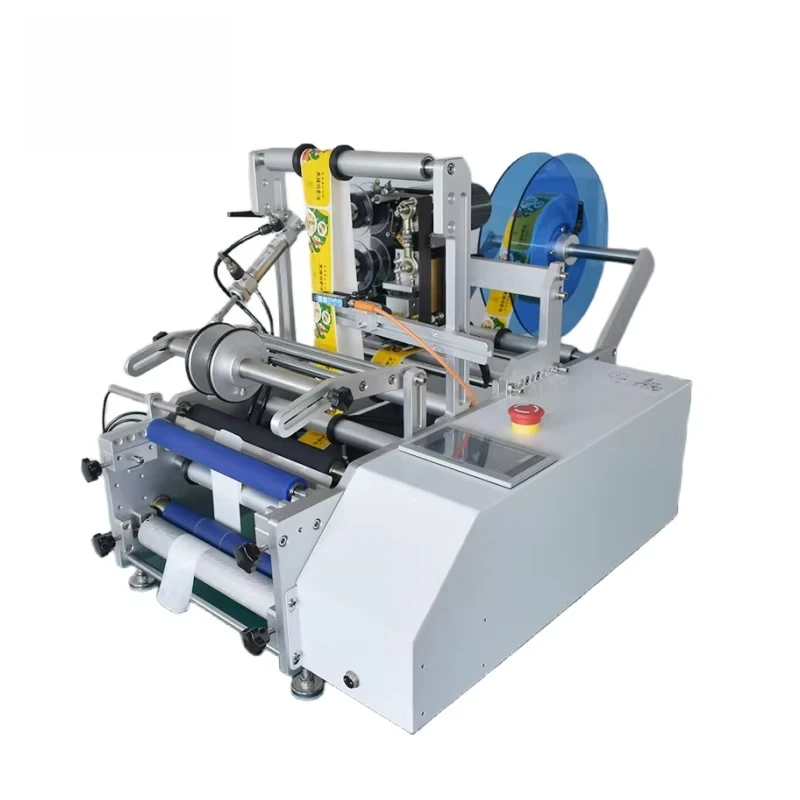Hot Selling Semi Automatic Water Bottle Labeling Machine Round Bottle Sticker Labeling Machine Bottle Labeling Machine