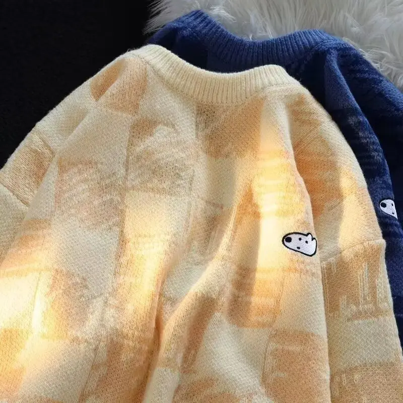 

Slim Fit round Ne Knitwear Men's Faionable Autumn Winter Base irt 2024 New Sle Gentlemanly Quali Upper Body