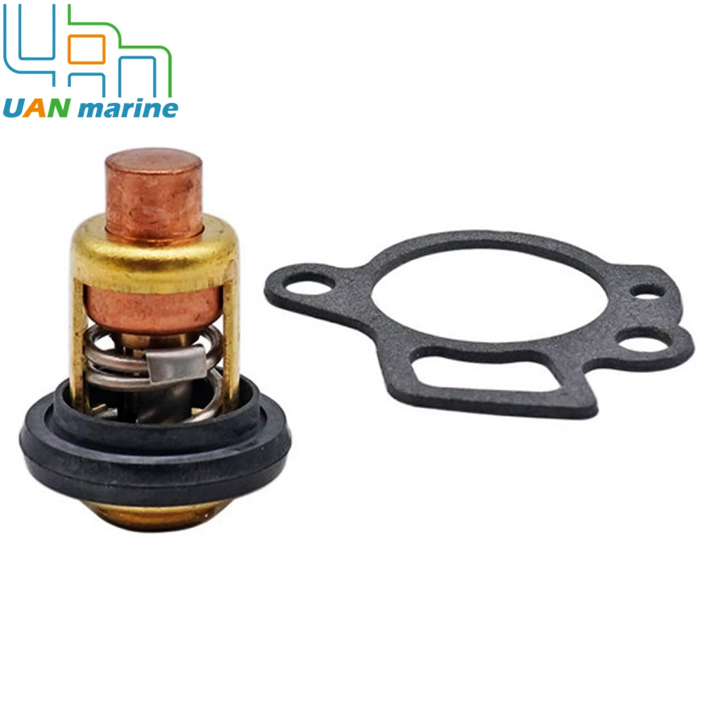 60℃ 140℉ Thermostat with Gasket For Mercury Mariner 15 HP 75 HP 90 HP 825212001 Outboard Replaces 825212 824853 27-824853