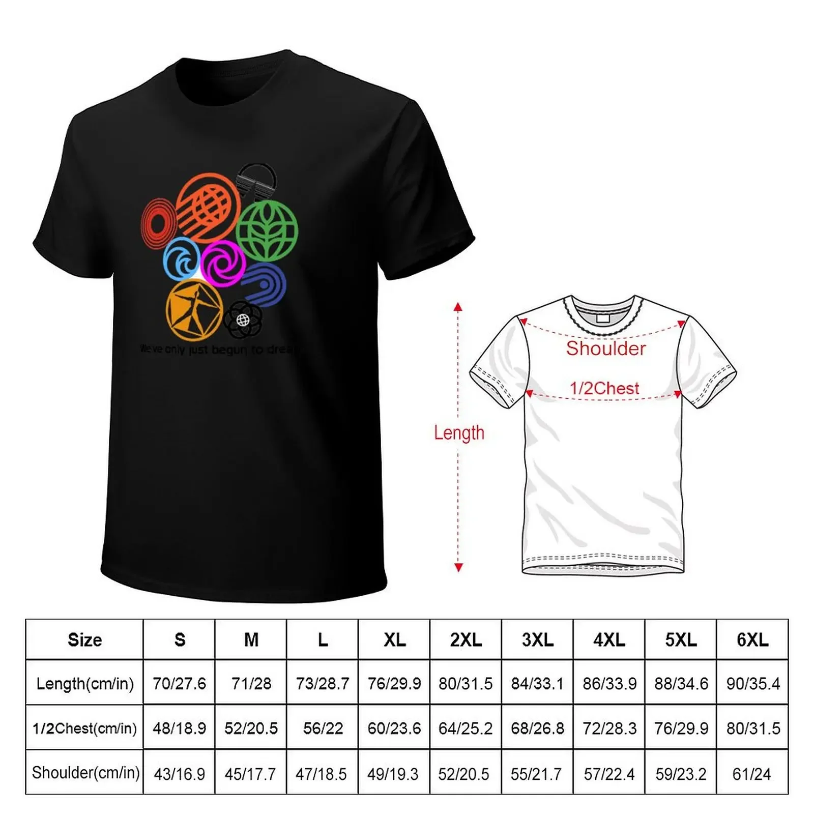 Epcot Center Classic Pavilion Logos T-Shirt aesthetic clothes basketball graphic tees clothes for men