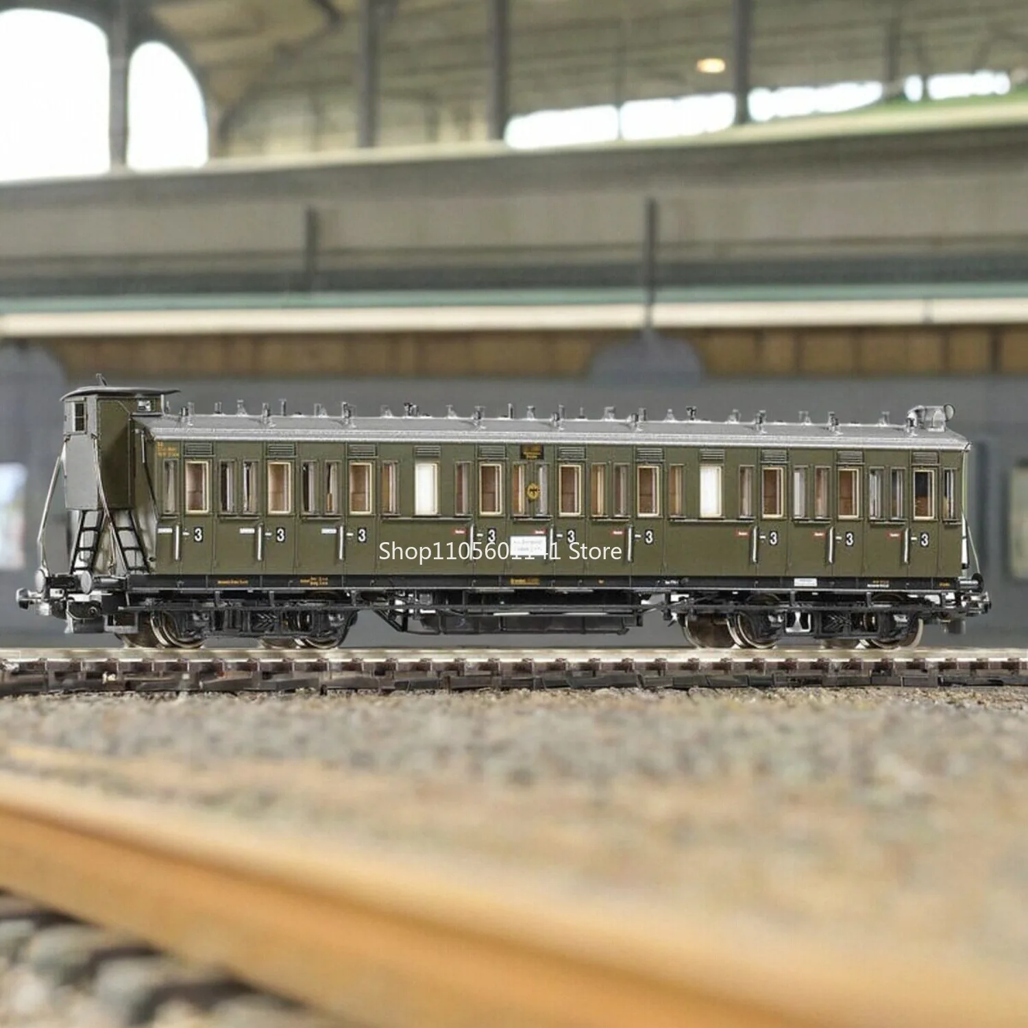 Train Model PIKO HO Scale 53332 DRG Second Generation Single Compartment Passenger Car Train Model Carriage