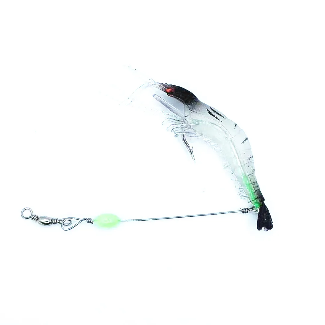 

1Pc Luminous Soft Fishing Lures Fake Shrimp Floating Shaped Lure Bait Bionic Artificial Shrimp with Hook Fishing Tackle