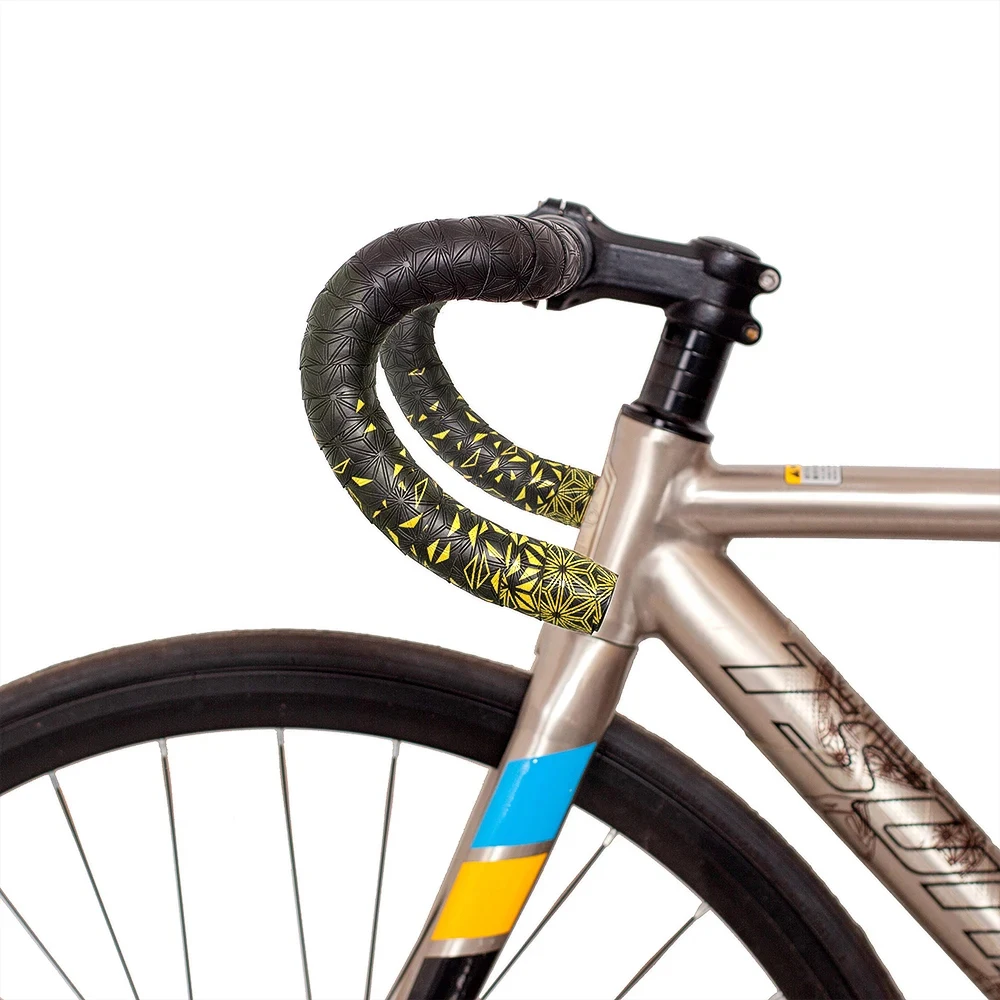 Rennrad-Lenkerband Farbverlauf Lenkerbänder EVA/PU Weiches Anti-Vibrations-Wickelband Langlebiges Lenkerband – Detail 16