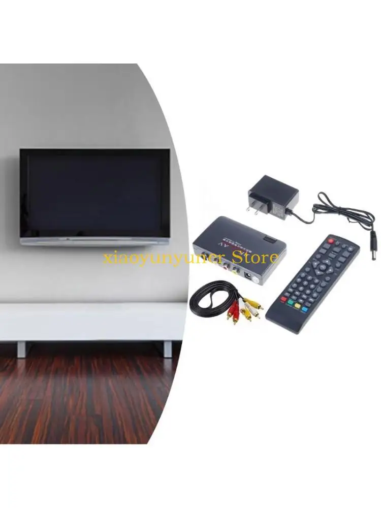 P9JB RF to Video Converter Box Channel Select with Automatic Channel Search and Multiple Formats Support for Home Use
