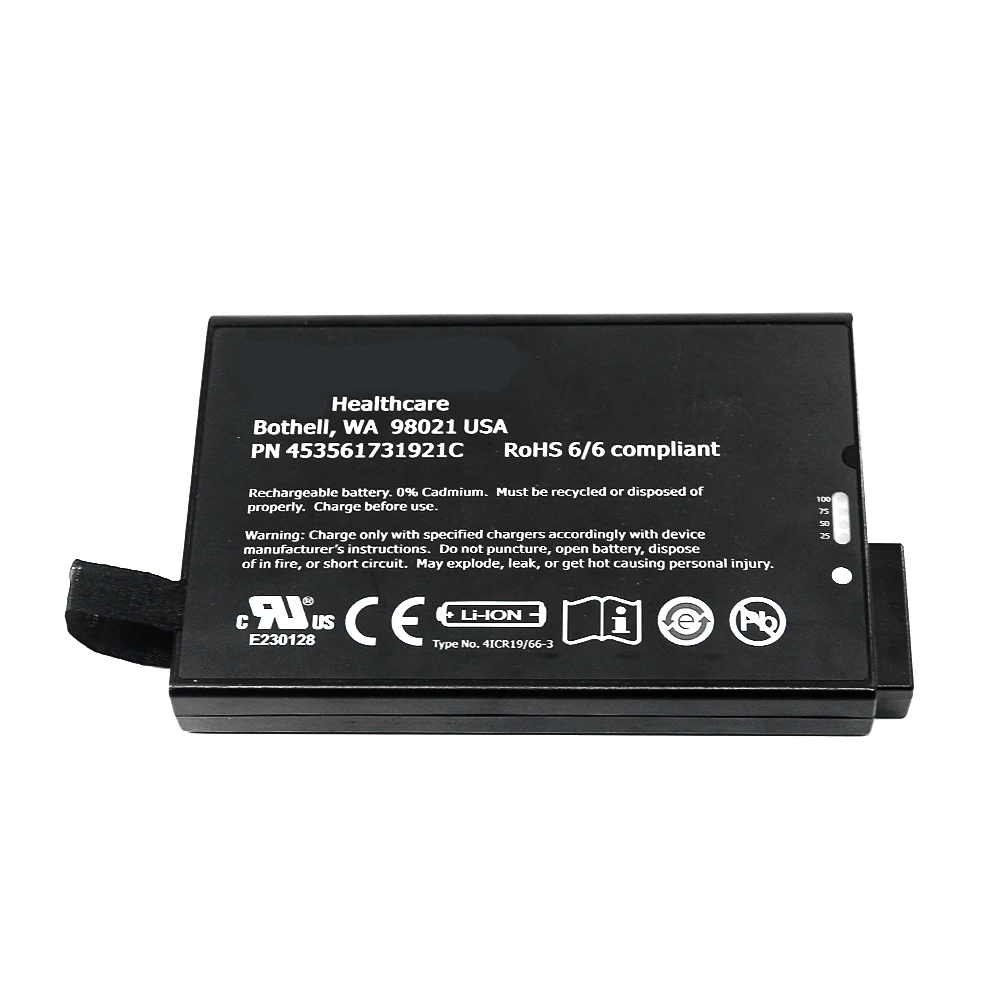 Original 102-003098-503 for Philips and Hamilton Oxygen Machine Battery Ventilator C2 C3 14.4V Li-Ion Battery