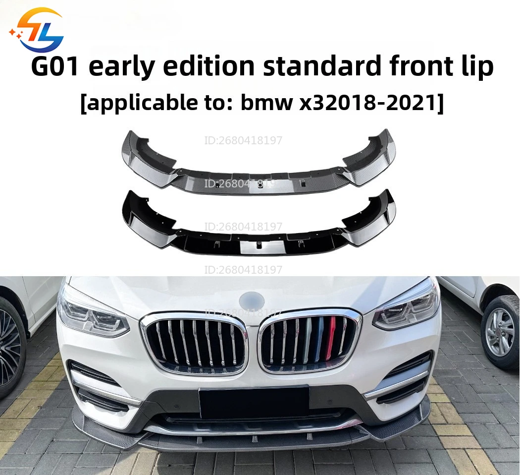 

For BMW X3 G01 Early 2018-2021 Luxury Version Front Lip Front Shovel Front Bar Modification Accessories