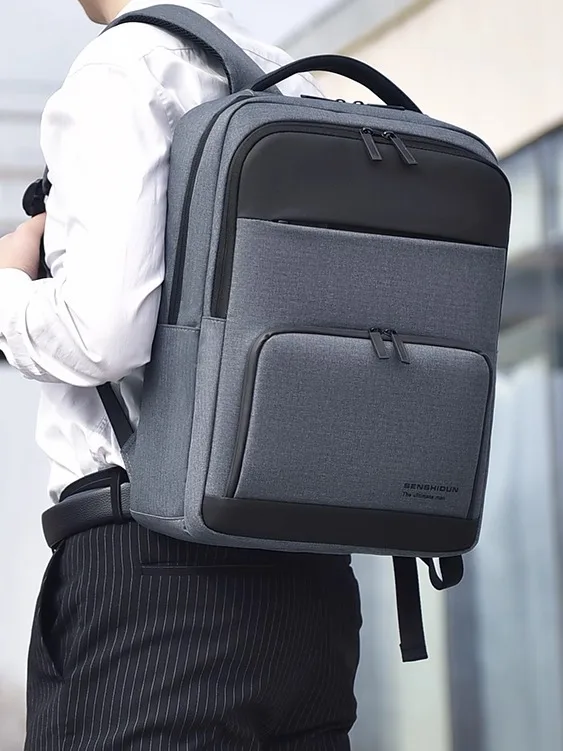 

2025 New Men's Casual Large Capaci Bapa Double oulder Bag Travel Commuting Busin Faion Bapa Leisure Travel Bag