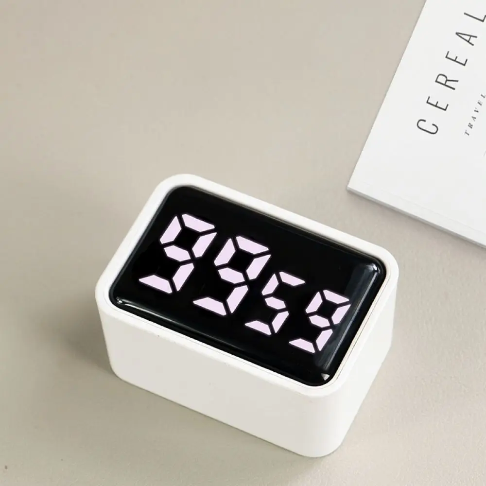 Portable Rechargeable Digital Timer LED Clock Silent Countdown Tool For Exam Prep Study Room Library Office Reminder
