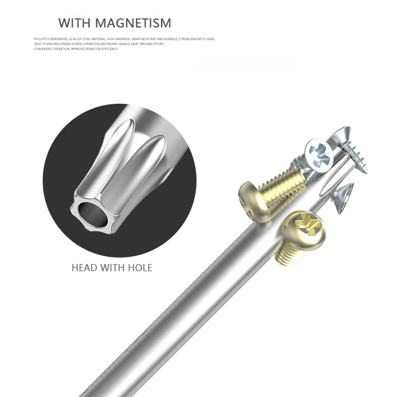 Torx 스크루드라이버 T6-T27 마그네틱 플럼 스크류 드라이버, S2 합금강 볼트 드라이버, 가정용 수공구, 1 개