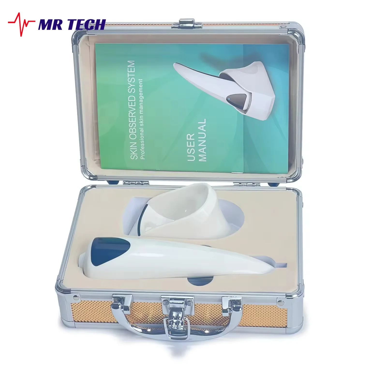 Multi Languages Professional Intelligent Skin Diagnosis Facial Analyzer 3D Skin Microscope Detector For Windows System