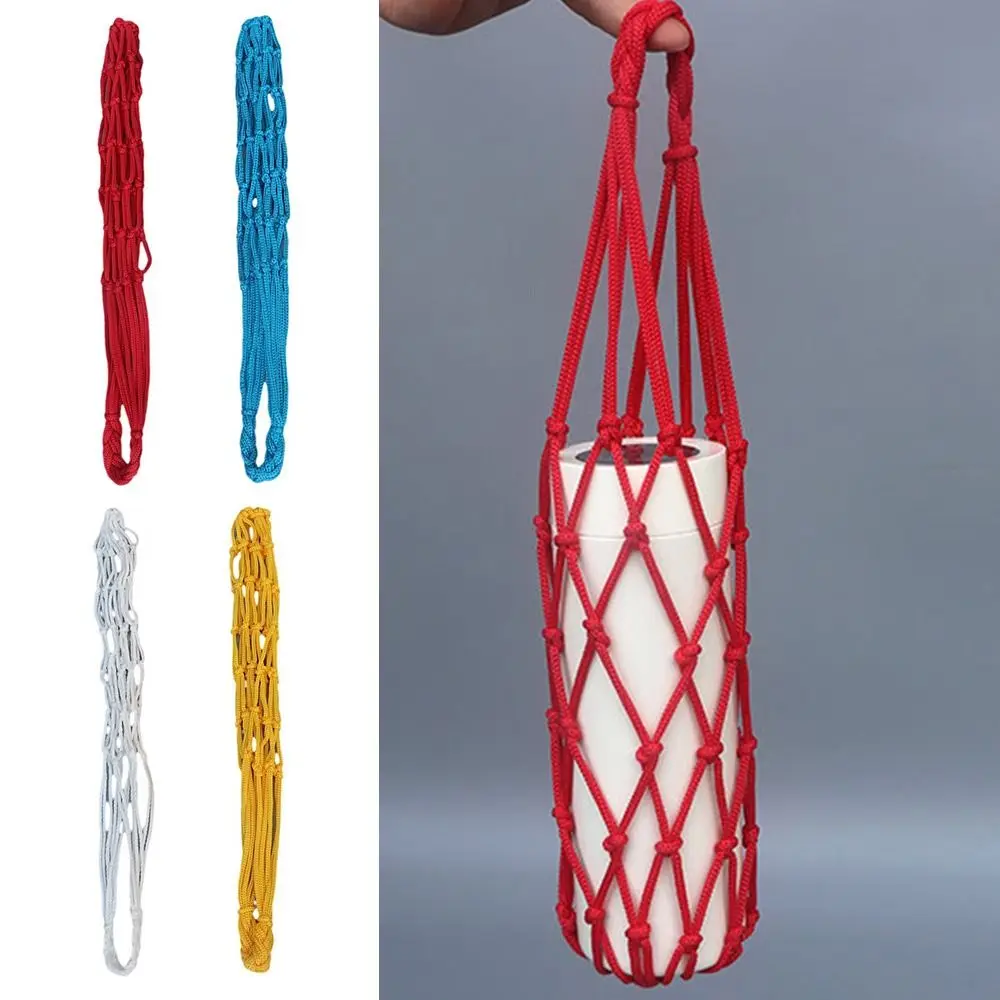 Useful Sports Water Cup Bag Mesh Outdoor Camping Cup Sleeve Pouch Cup Accessories Umbrella Storage Visible Bag