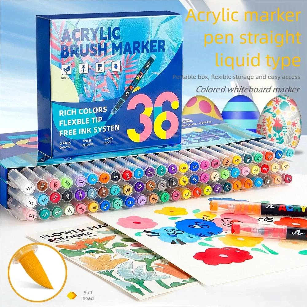 12-48-colors-acrylic-pigment-paint-markers-dual-tips-pens-fabric-rock-drawing-pen-for-stone-ceramic-glass-canvas-wood-art-pens