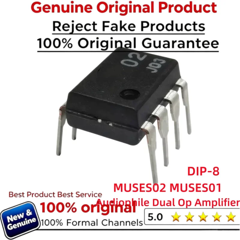 1pcs Original and Genuine Op Amp MUSES01 High Fidelity Sound Quality Operational Amplifier MUSES02 MUSES 02/01