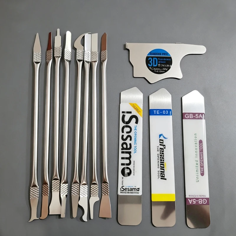 Ultra-Thin Flexible Professional Metal Pry Open Tool for Mobile Phone Tablet Game Console Curved Screen Repair