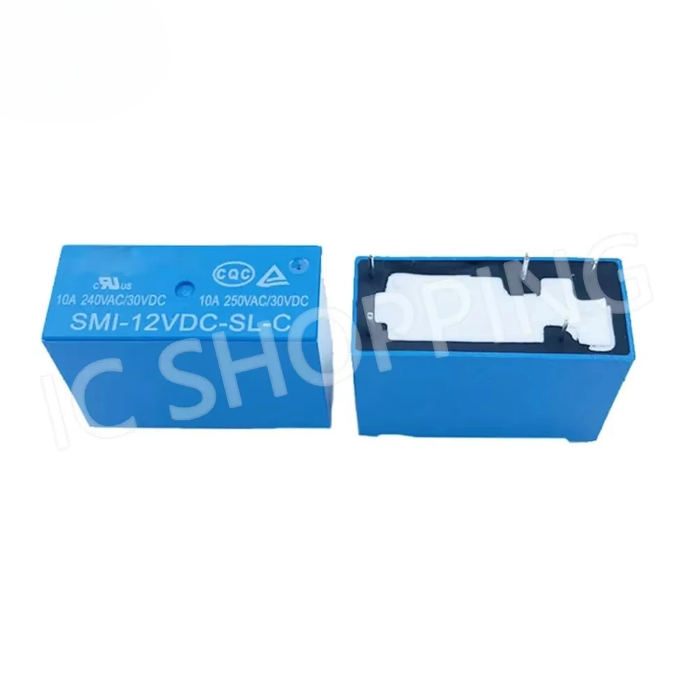 10PCS Power relays SMI-05VDC-SL-A SMI-24VDC-SL-C SMI-05VDC-SL-2A Relay 5V 12V 24V 4PIN 5PIN Time Relay SMI-05VDC