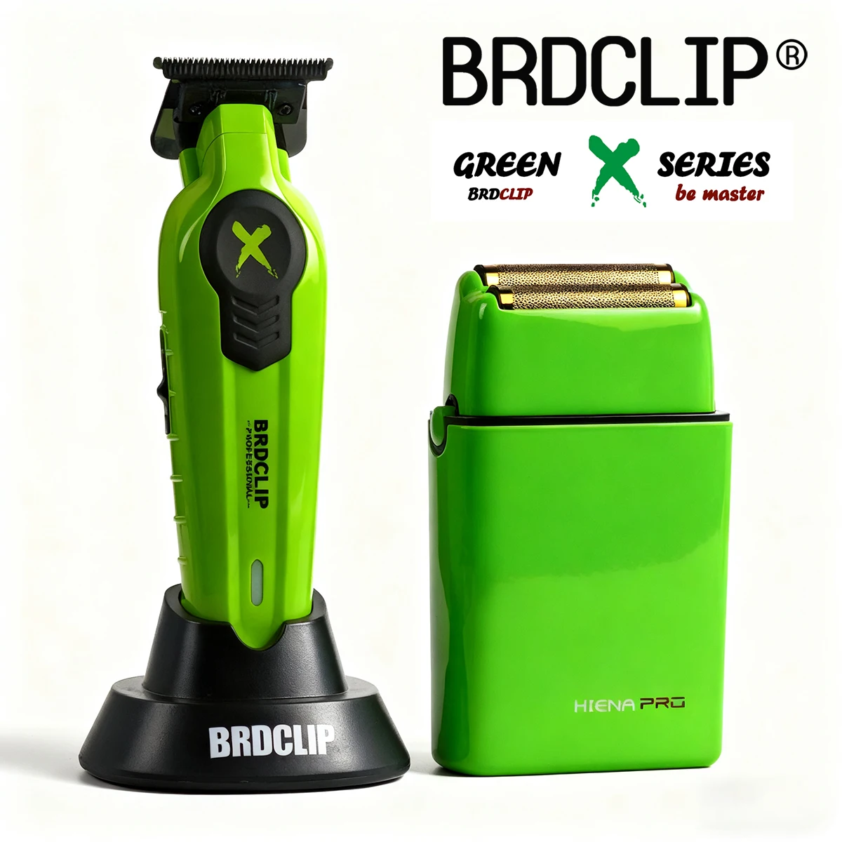

Профессиональная зеленая машинка для стрижки волос BRDCLIP FA1T 808, 2 шт., триммер для волос, 7800 об/мин, Парикмахерская Машинка, электрическая машинка для стрижки волос с подставкой для зарядного устройства