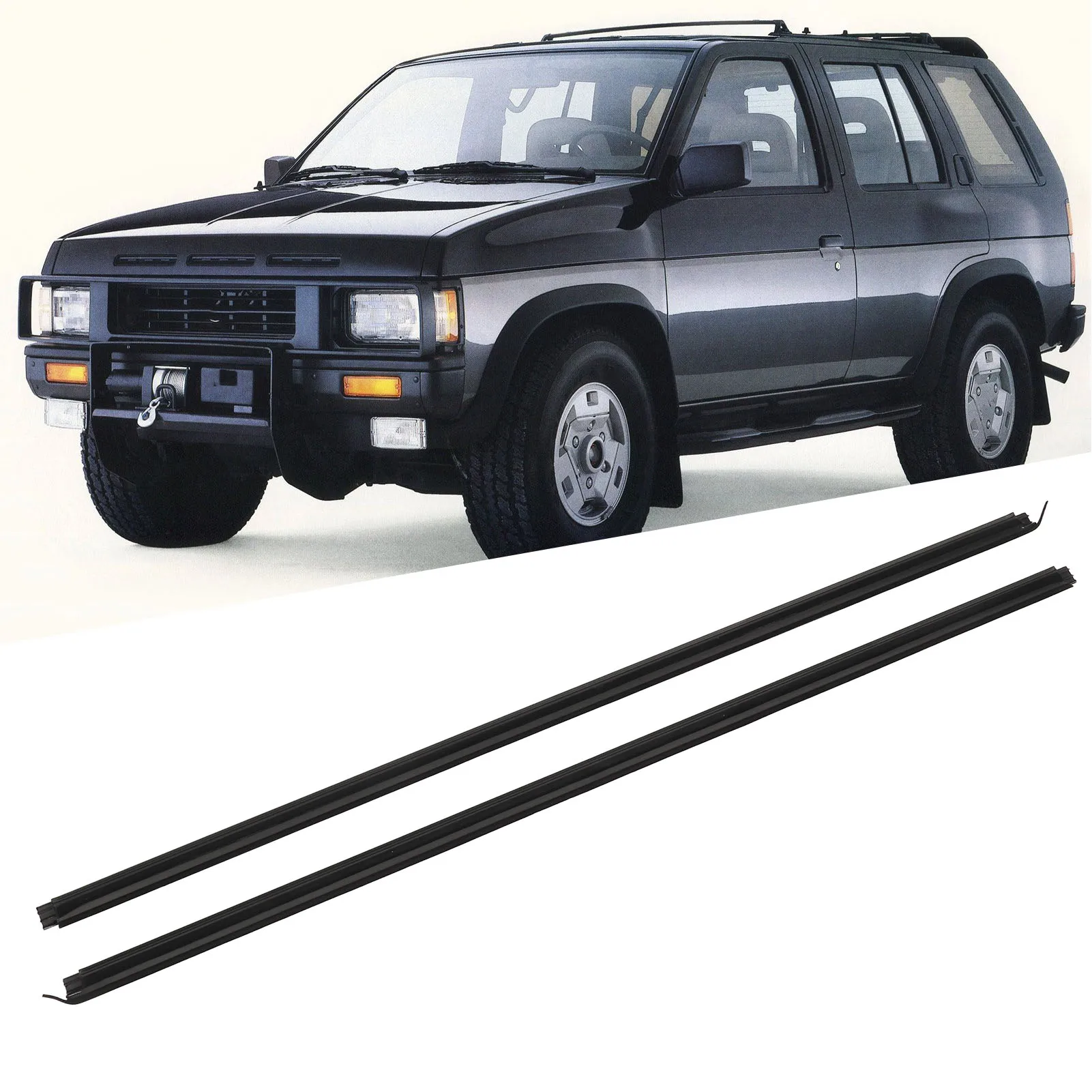 2 шт. автомобильный уплотнитель для окна 80821 01G00, прочный уплотнитель для окна, уплотнитель для Nissan Hardbody Navara D21 1986-1997