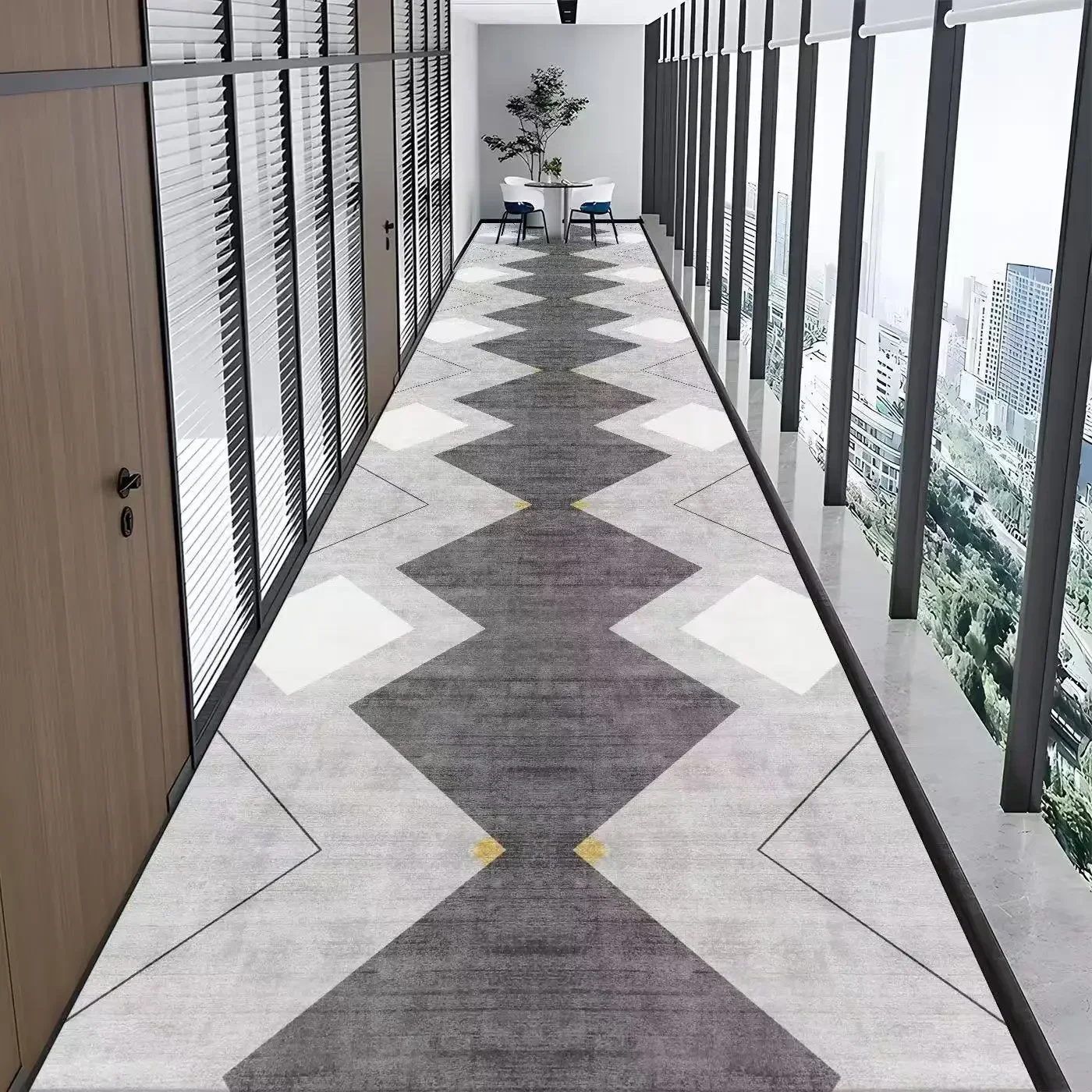 Modern Luxury Aisle Walkway Carpet Hallway Passageway Decor Area Rug Corridor Long Runner Doorway Floor Mat Non-slip tapis salon