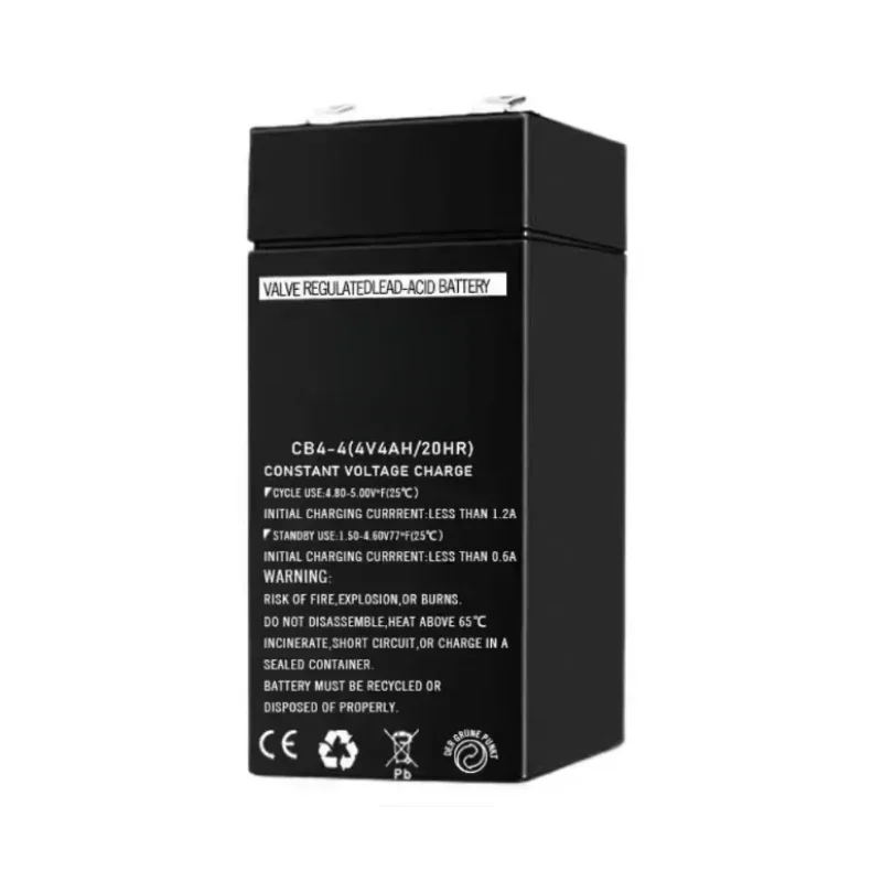 4V4AH Battery Rechargeable lead-acid Accumulator for Children Toy Car Electronic Scale