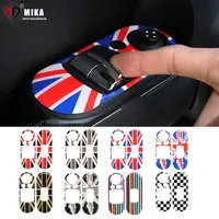 Car Door Window Lifter Switch Control Panel Sticker Trim For Mini Cooper F56 Interior Decal Decoration Car Auto Part Accessories