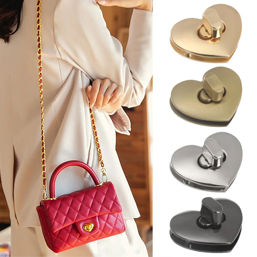 High Quality DIY Handbag Bag Metal Closure Bag Parts Purse Luggage Hardware Turn Lock Durable Clasp