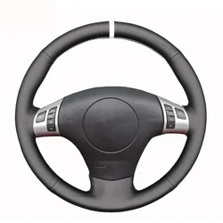 Black Faux Leather Car Steering Wheel Cover For Chevrolet Malibu HHR Pontiac G5 G6 Solstice Torrent Opel GT 2006-2012