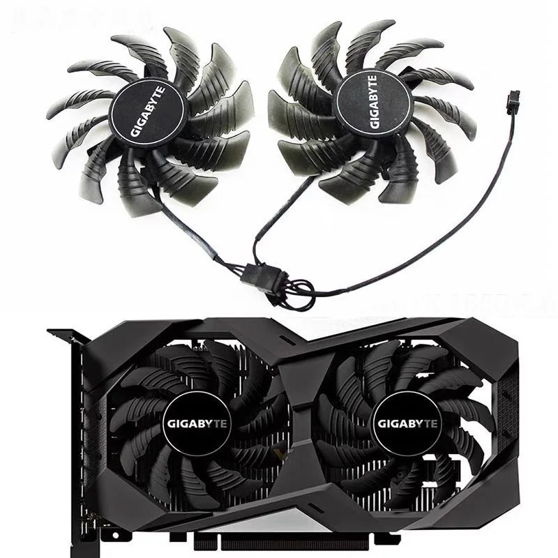 

2pcs 2pin 3pin GTX 1650 PLD08010S12H GPU Cooler For Gigabyte GeForce GTX 1650 OC CN 4G Graphics Card Fan