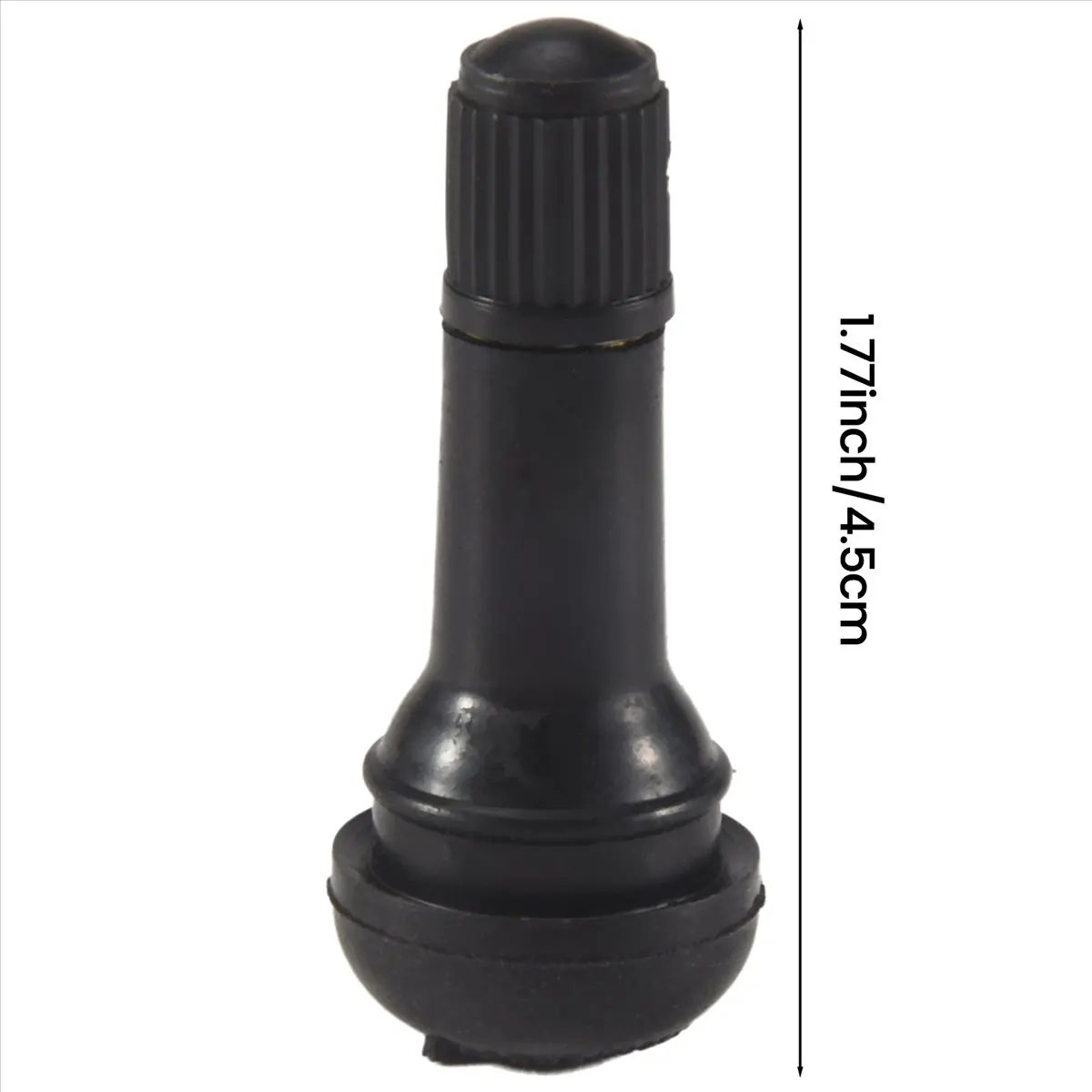 Super Sale 25Pcs TR 413 Short Rubber Car Tubeless Vacuum Snap-In Tire Valve Stems alloy