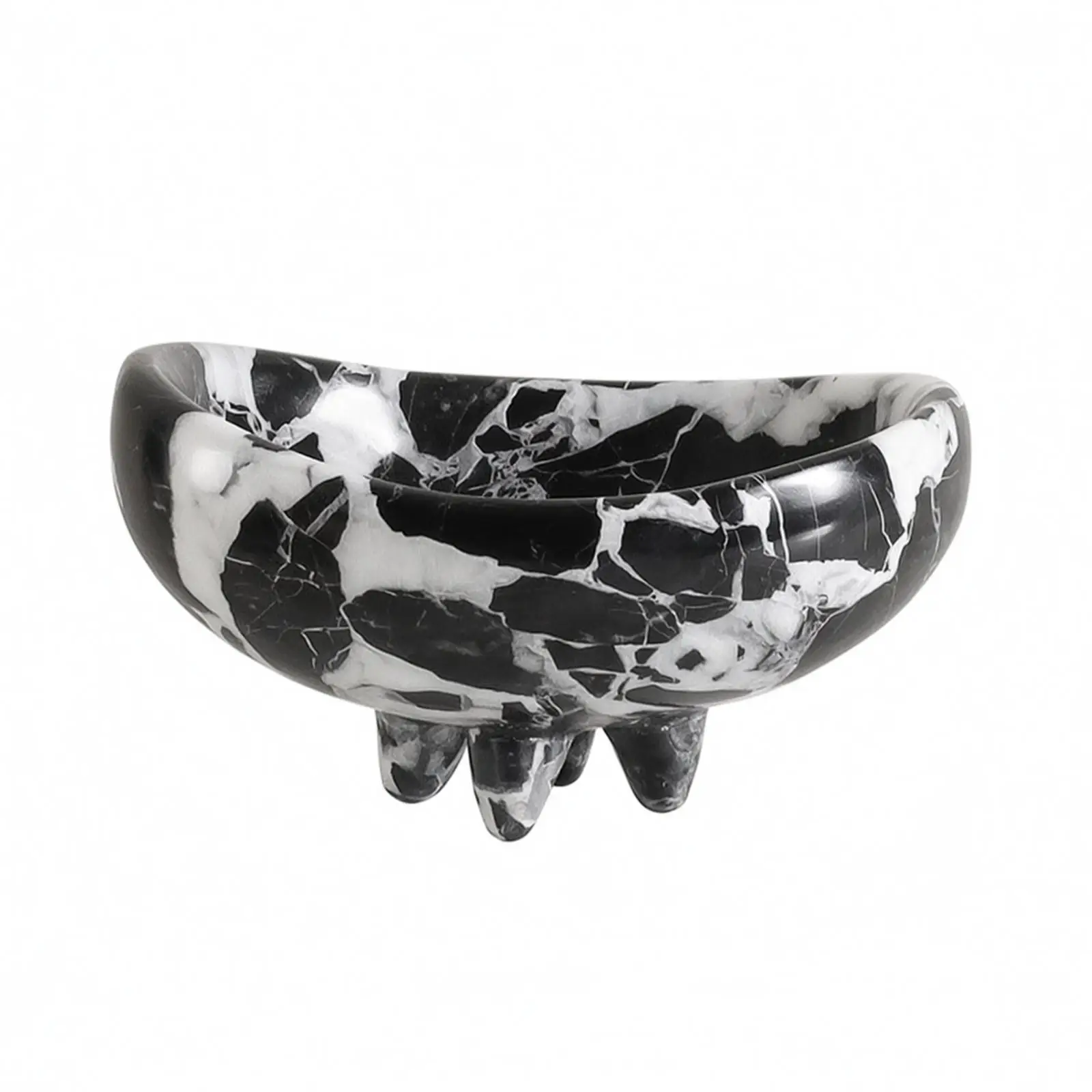 Mineral Fruit Tray substantial marble Build, Elegant, mineral fruit Bowl, for Living Room