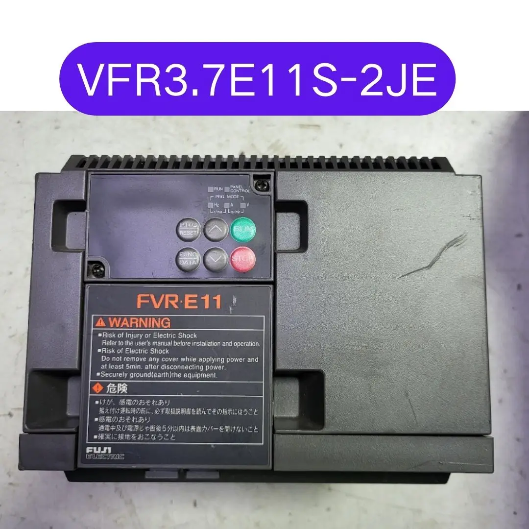 

Used VFR3.7E11S-2JE original inverter 3.7kw/220v Test OK Fast Shipping