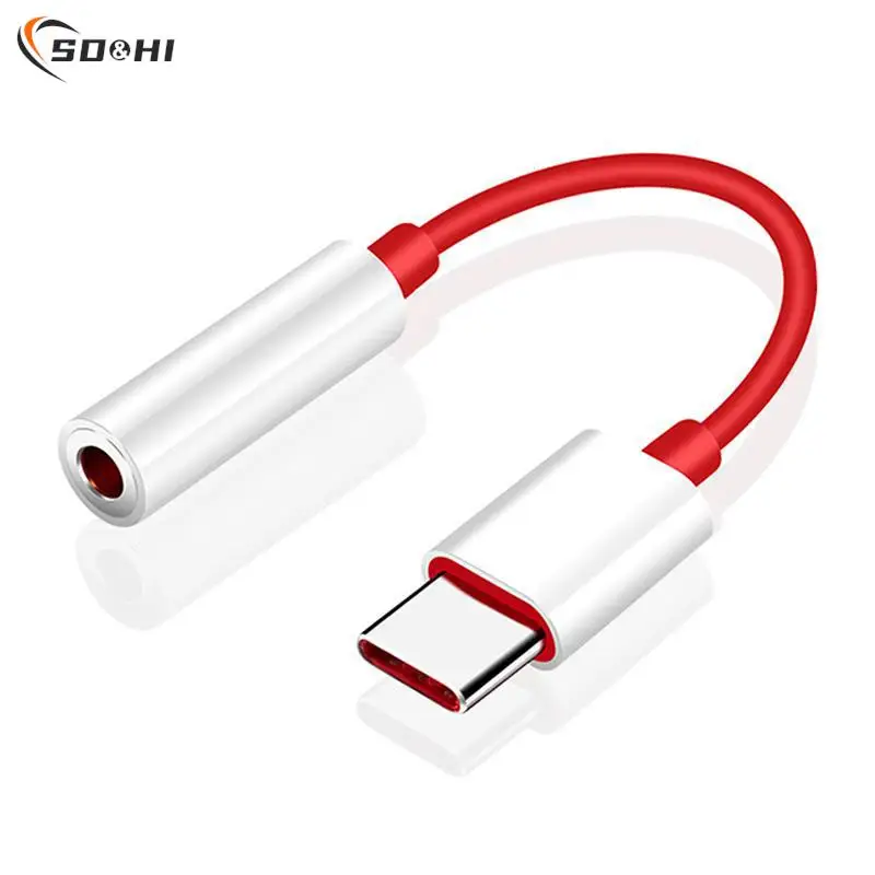 Adaptateur de connecteur de téléphone pour Oneplus, téléphone Android, USB Type C à 3, 5mm, écouteur Jack, câble, répartiteur audio, 1 pièce