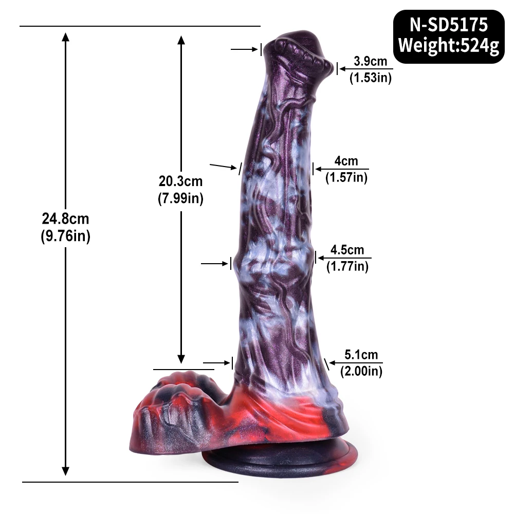 FAAK Silicone Horse Dildo With Sucker Fantasy Animal Penis Sex Toy For Women clit Massage Stimulate Female Masturbator Anal Plug