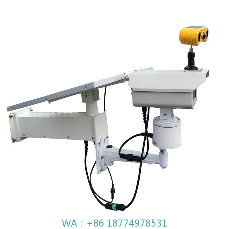 larm Ip65 Waterproof for Outdoor UseUpgraded Solar Green Bird Repellent Light with Solar A