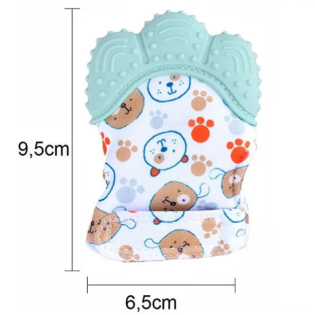 Baby Teether Cartoon Printed Children\'S Gloves For Children And Babies Teethers Anti Eating Hand Teething Chewing Toy Baby Stuff