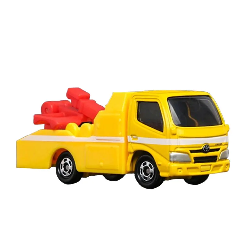 Takara tomy simulação modelo de carro toyota dyna wrcker caminhão periférico dos desenhos animados brinquedos figuras na moda ornamentos decoração presente