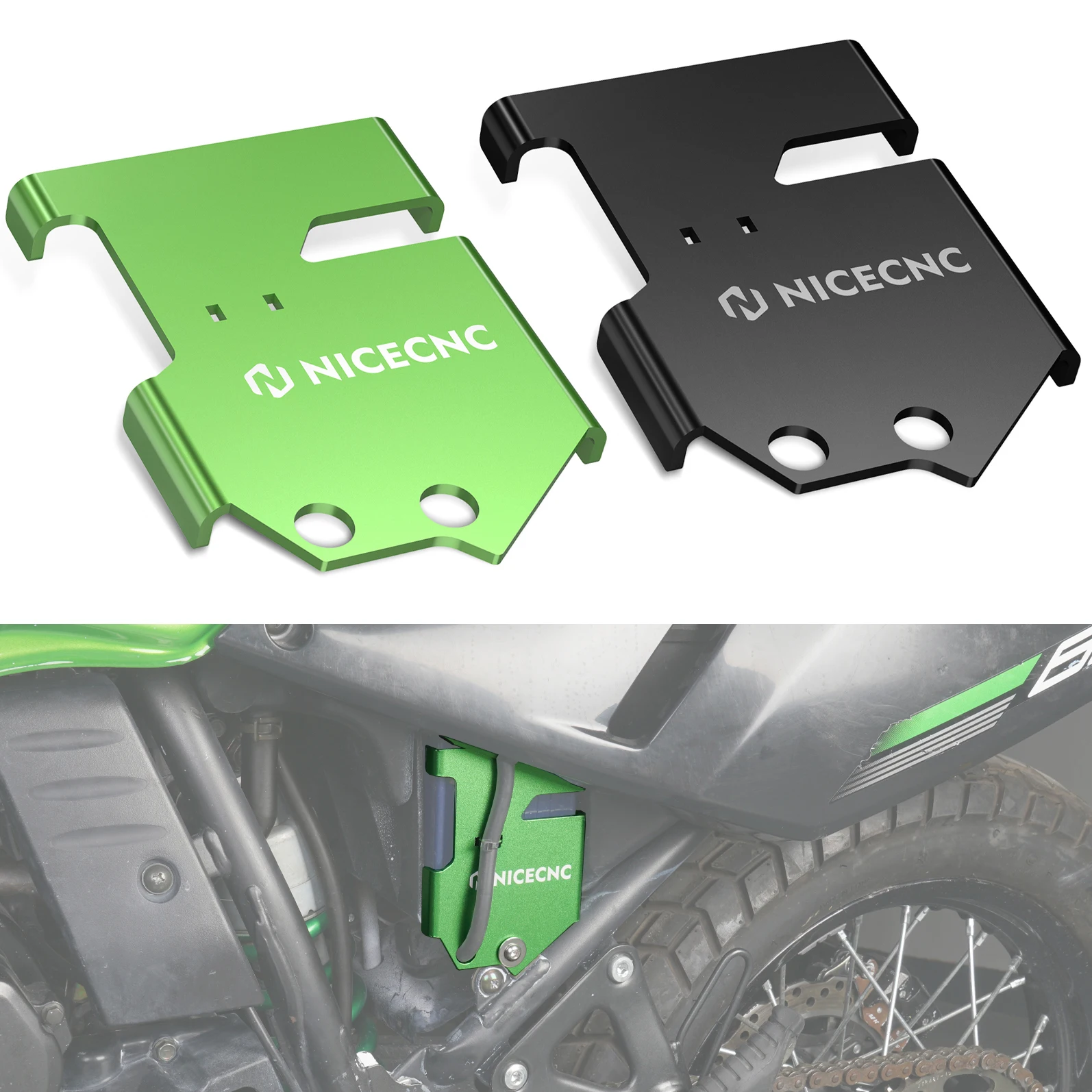 

Motorcycle Battery Protector Guard Cover for Kawasaki KLR 650 KLR650 2008 2009 2010 2011 2012 2013 2014 2015 2016 2017 2018