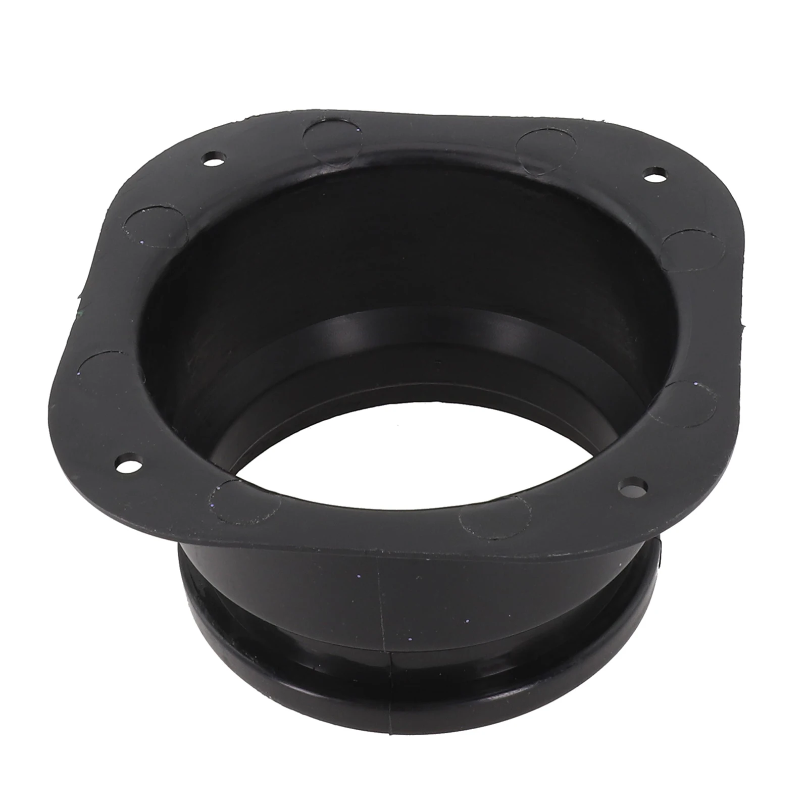 Strong PP Plastic Square to Round Flange Connector Designed for Ventilation Ducts with Smooth Exterior to Reduce Air Resistance