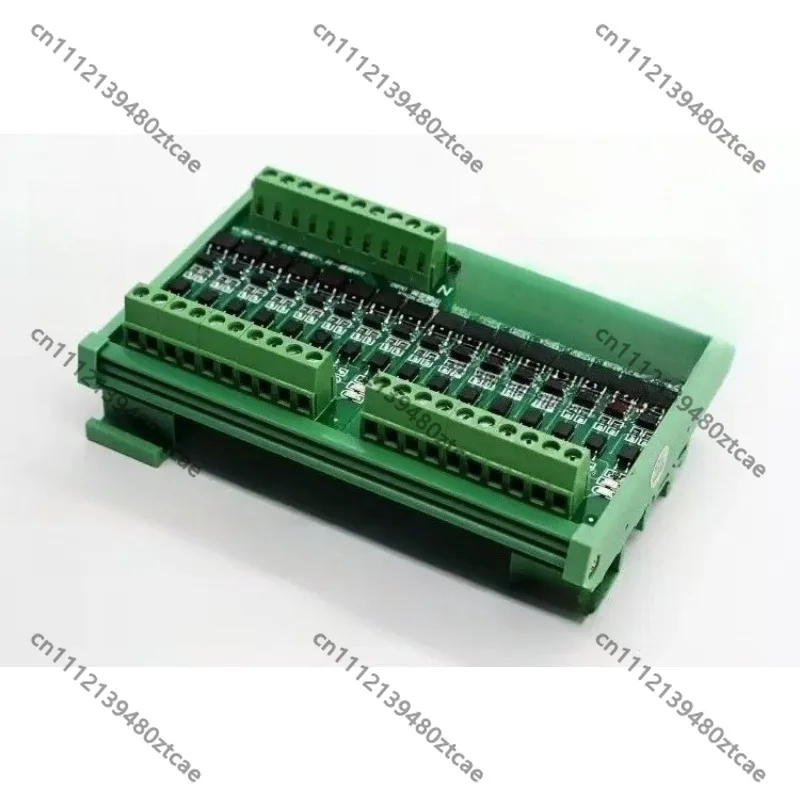 16-Channel PLC Output Power Amplifier Board, Relay IO Isolation Board, Solenoid Valve Drive Module for Industrial Automation