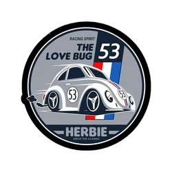 Dla HERBIE THE LOVE BUG wodoodporne naklejki samochodowe naklejka motocyklowa Windows Laptop Trunk Sticker.13cm X 12.9cm