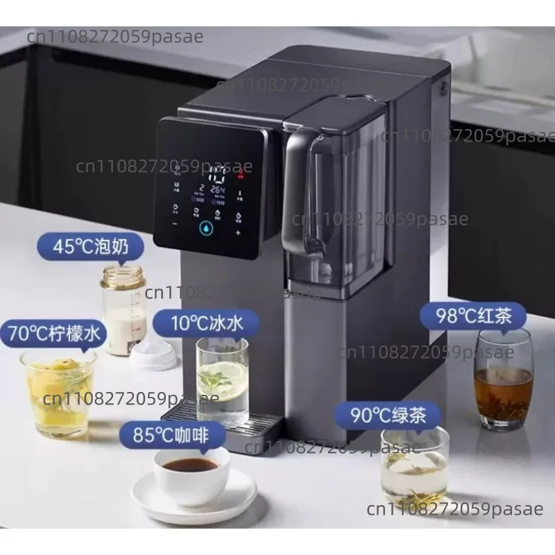 Countertop Alkaline Mineral Water Purifier: Instant-Cooling, Instant-Heating Home Water Dispenser, Plug-and-Play All-in-One Unit