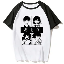 Omori t-shirts women Japanese summer tshirt girl comic clothing