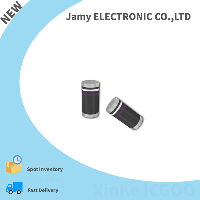 Original 100PCS GL41B-E3/96   GL41A   GL41Y  GL41M  GL41D GL41J  GL41G 100V-1000V DIODE  1A DO213AB