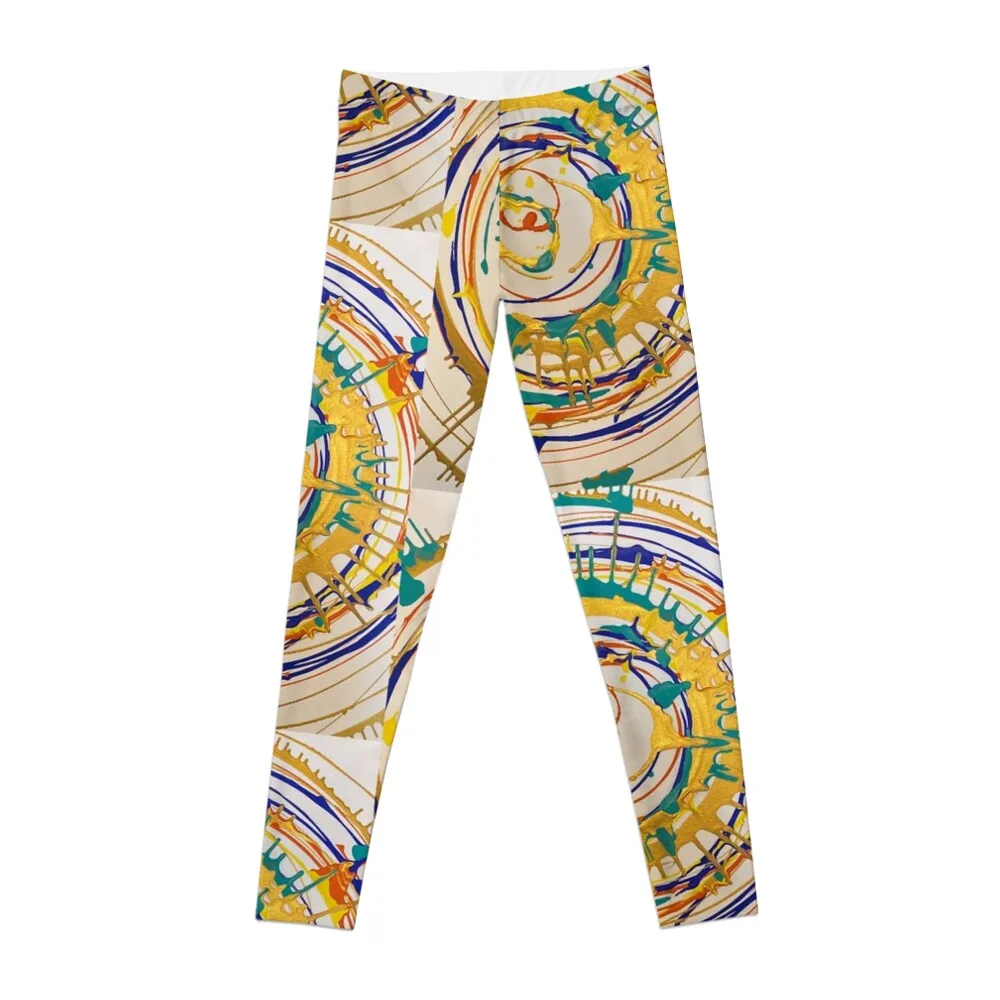 

Spin Art 3 Leggings Women's sportswear for fitness Womens Leggings