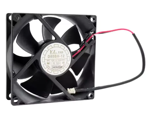 For computer chassis power supply D80BH-12 8cm 80mm fan 80x80x25mm DC12V 0.18A 2pin Cooling fan