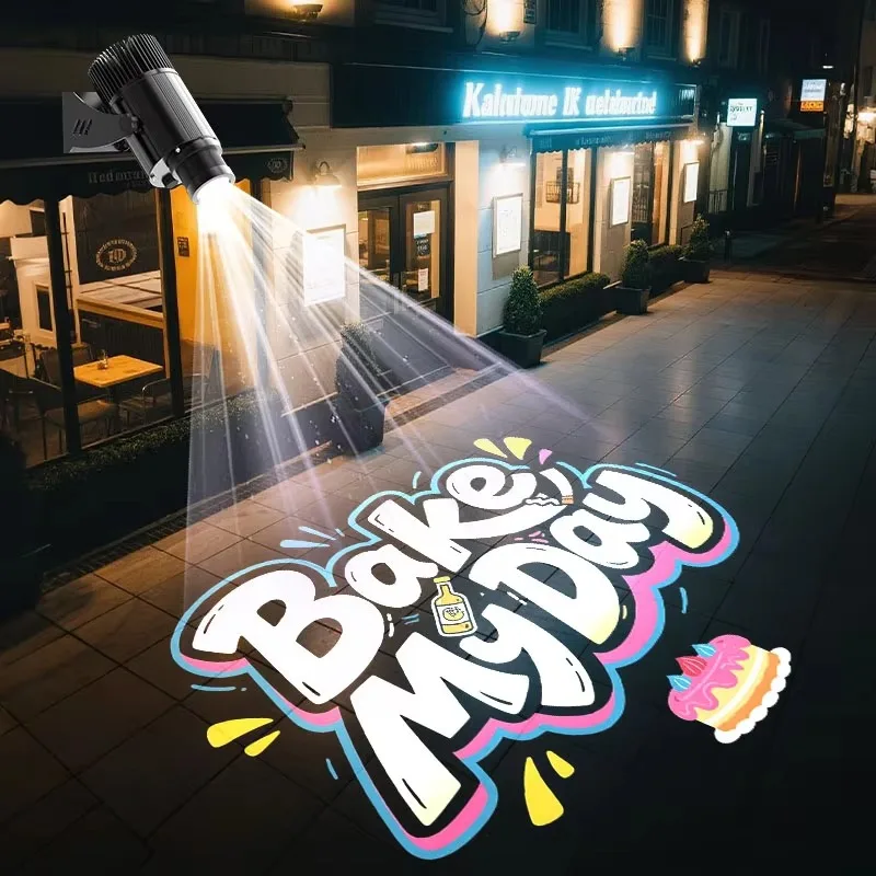 

[Горячая распродажа] индивидуальный проектор с логотипом, уличный водонепроницаемый гобо-проектор 40 Вт, 60 Вт, 100 Вт, 150 Вт, 200 Вт, светодиодные рекламные фонари для Bu