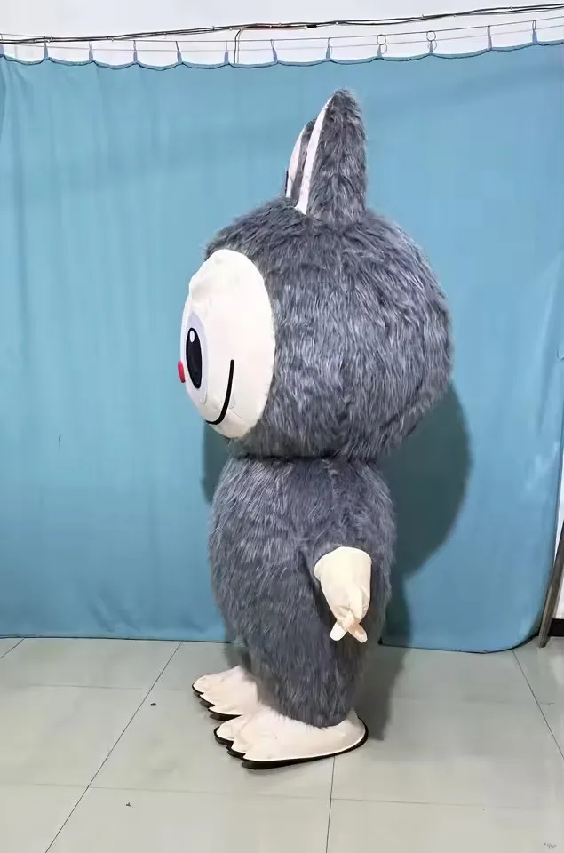 2M/2,6M LABABA Hasen-Monster Aufblasbares Maskottchen-Kostüm Anime Plüsch-Hase Cosplay Werbekostüm Faschingskostüm Party-Tierkostüm
