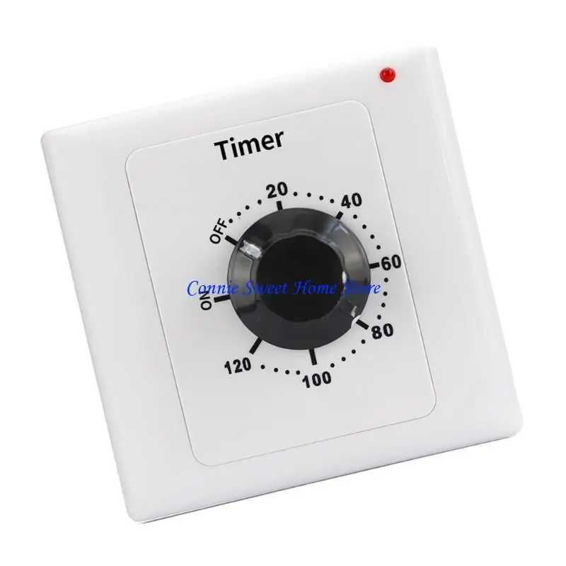 LXAF Wall Mechanical Countdown Timer Switches Highly Power Timing Controller Switches Digital Timer Control Switches Plate
